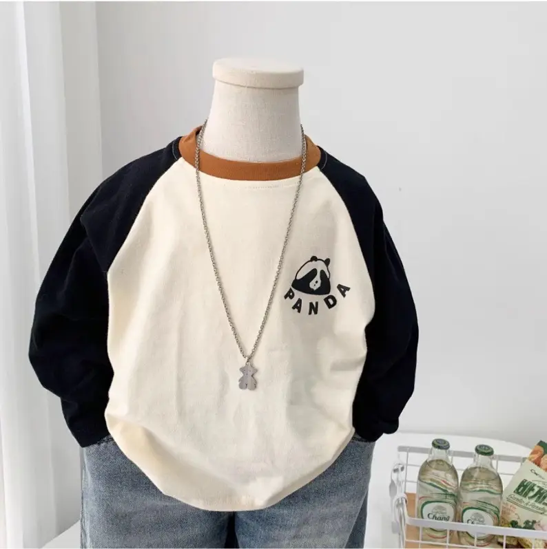 Boys Raglan Sleeve T-Shirt "Randa" Cartoon Design — feature 14