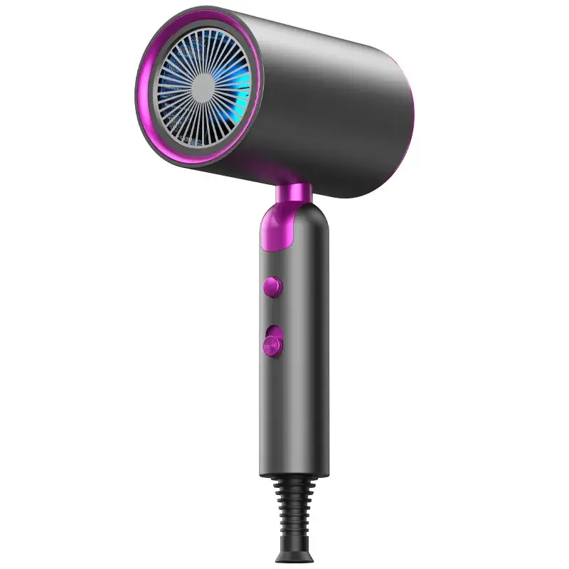 Purple LED Hair Dryer for Home Salon Use - Image 6