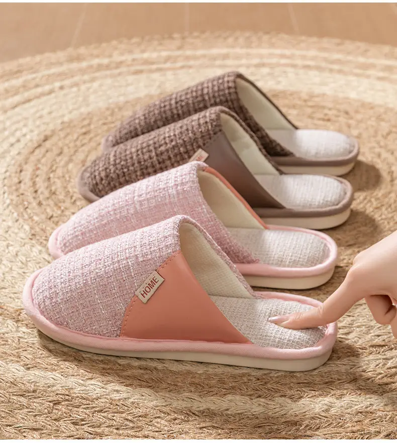 Cotton Green Slippers for Women Indoor Warm Winter — feature 5
