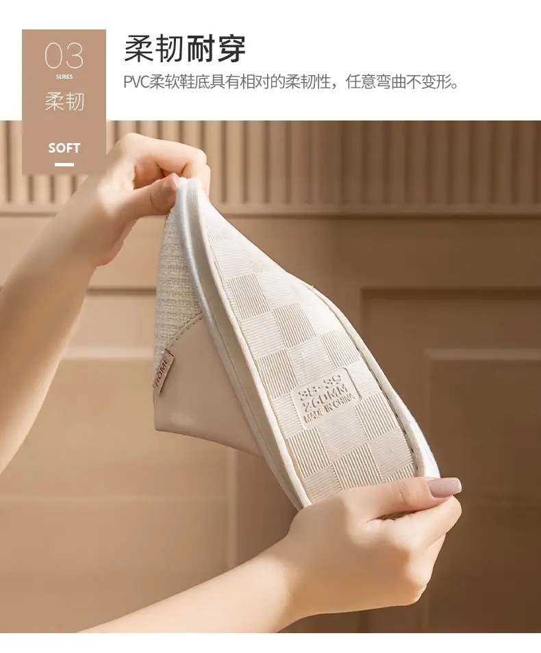 Cotton Green Slippers for Women Indoor Warm Winter — feature 9
