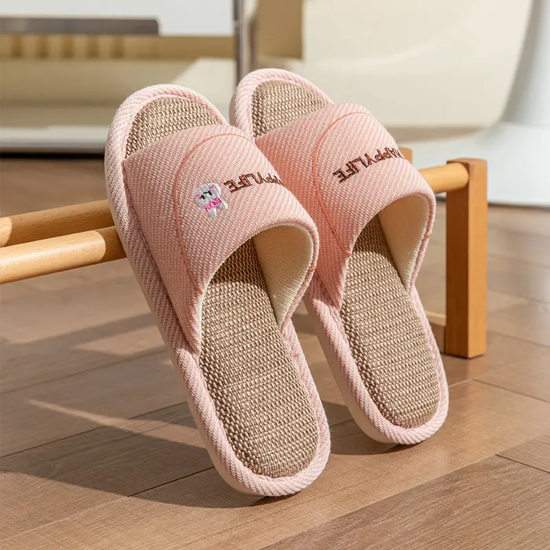 Cotton Green Slippers for Women Indoor Warm Winter - Image 30