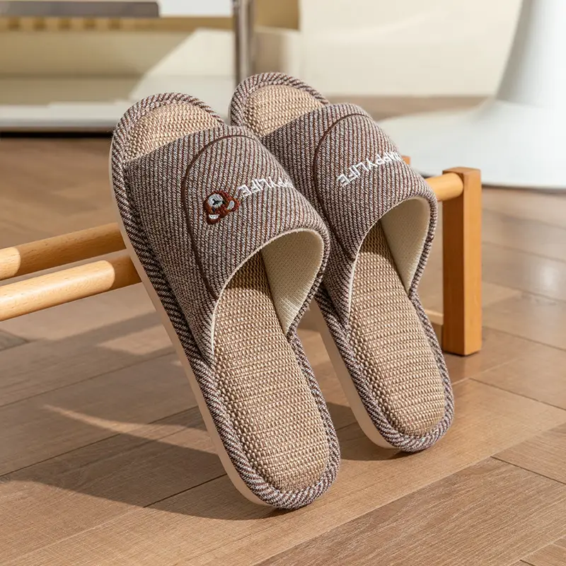 Cotton Green Slippers for Women Indoor Warm Winter - Image 33