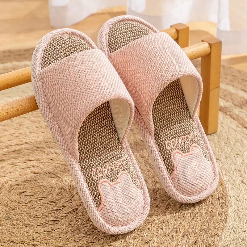 Cotton Green Slippers for Women Indoor Warm Winter - Image 34