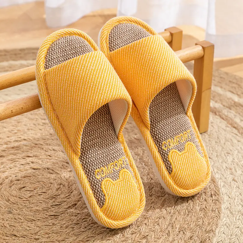Cotton Green Slippers for Women Indoor Warm Winter - Image 35