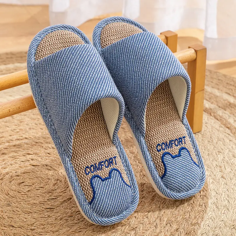 Cotton Green Slippers for Women Indoor Warm Winter - Image 36