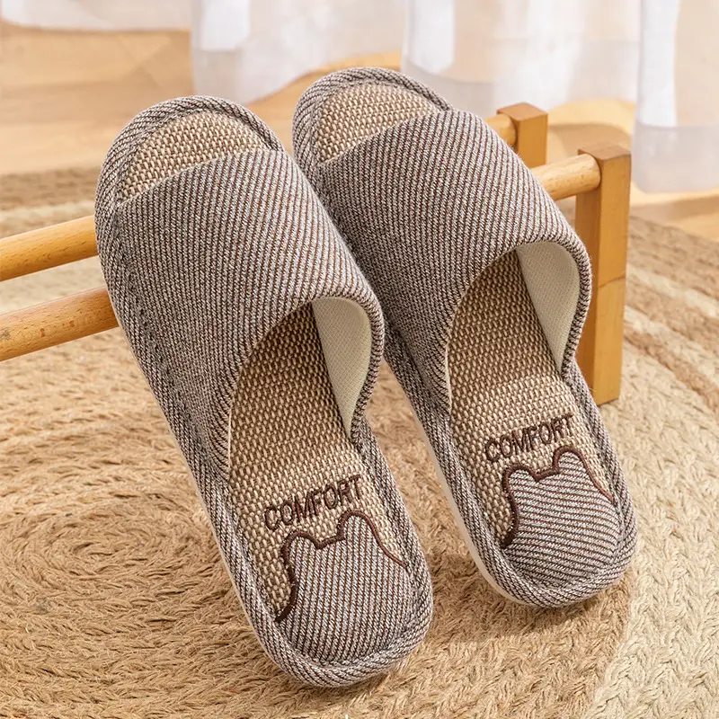 Cotton Green Slippers for Women Indoor Warm Winter - Image 37