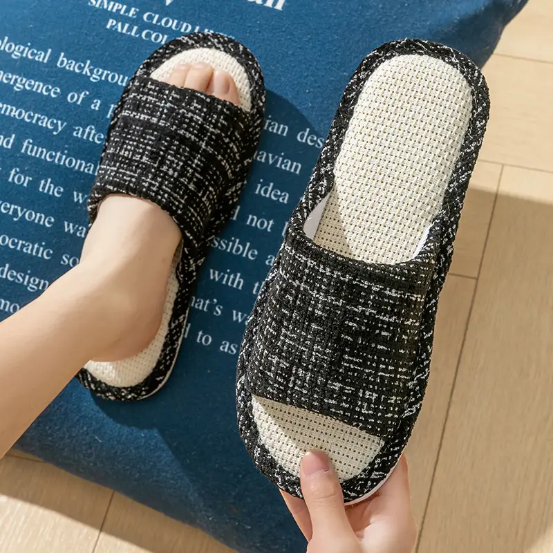 Cotton Green Slippers for Women Indoor Warm Winter - Image 43