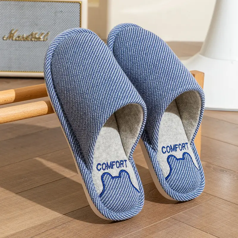 Cotton Green Slippers for Women Indoor Warm Winter - Image 8