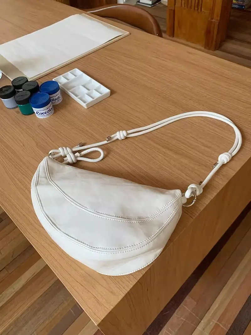 Korean 2026 Crescent Moon Shoulder Bag Women - Image 6