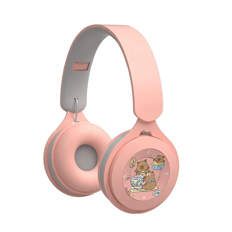 Red Blue Cartoon Bluetooth Headset for Kids