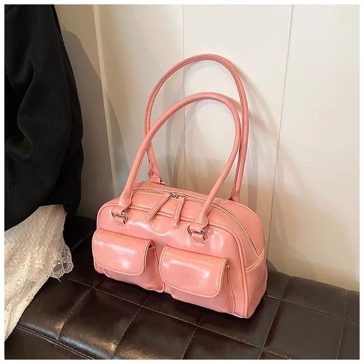 Pink Women's Large Capacity Shoulder Bag 2024 — feature 16