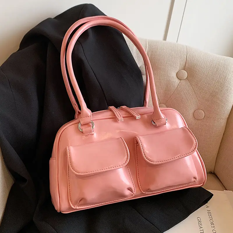 Pink Women's Large Capacity Shoulder Bag 2024