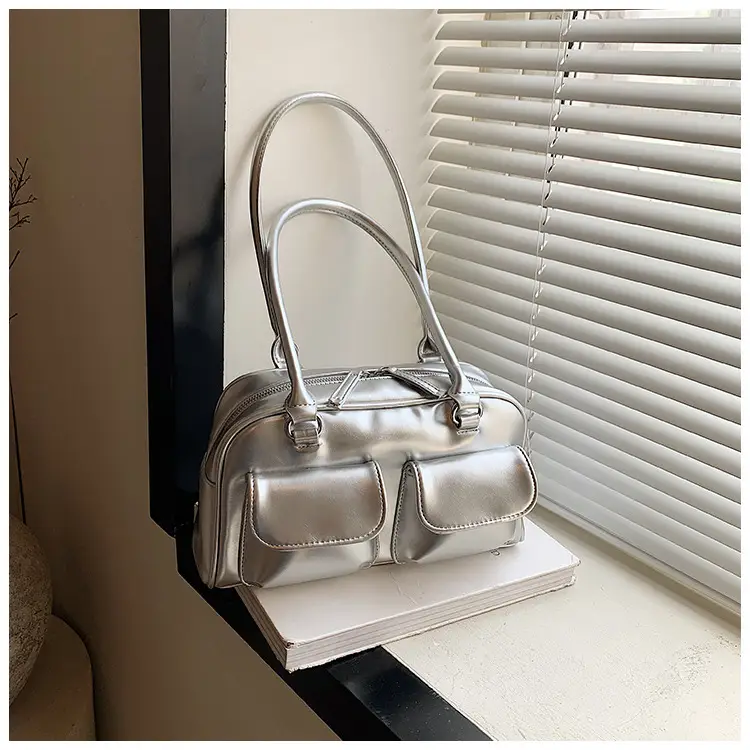 Silver Women's Large Shoulder Bag 2026 — feature 28