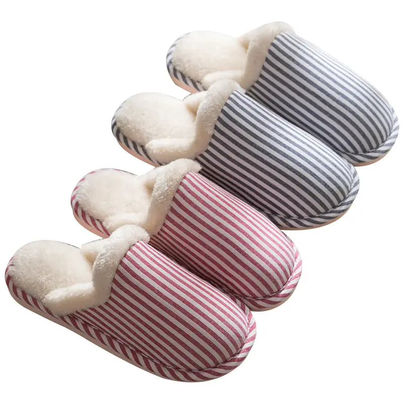 Cixi Cotton Slippers for Women Spring & Fall Home Use Winter Indoor Non-slip Home Warm Winter Plush Couple Men - Image 10