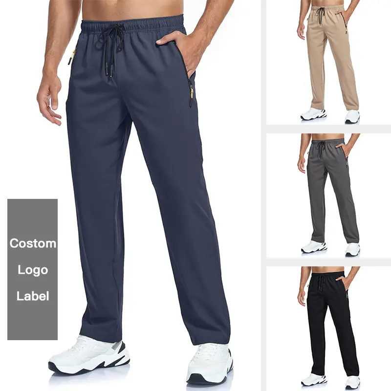 European & American Hot-selling Thin Ice Silk Casual Trousers