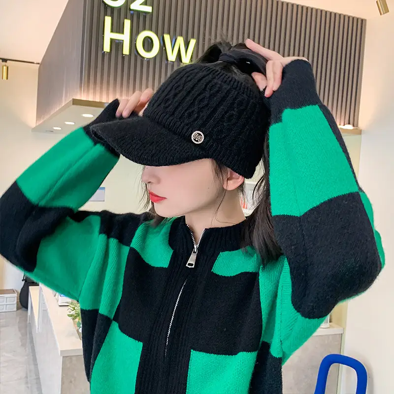 2024 Winter Warm Beige Cap for Women - Image 7