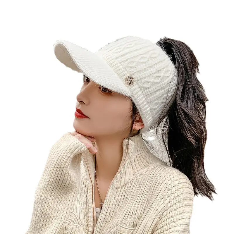 2024 Winter Warm Beige Cap for Women - Image 10