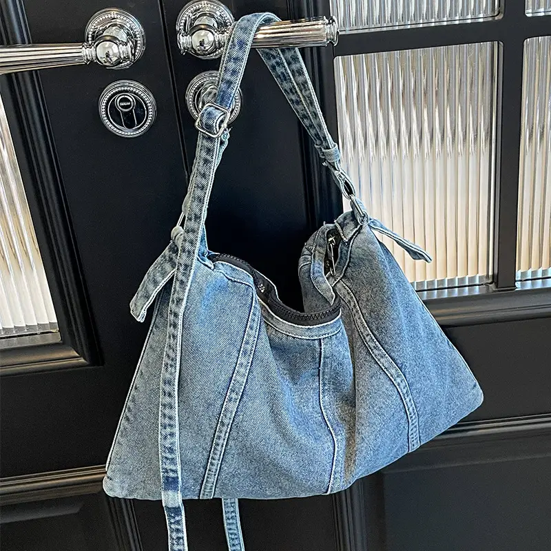 Denim Shoulder Bag Large Capacity Women 2026 - Image 5