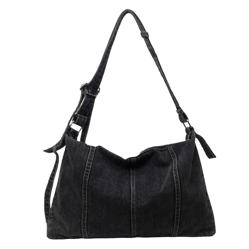 Denim Shoulder Bag Large Capacity Women 2026 - Image 8