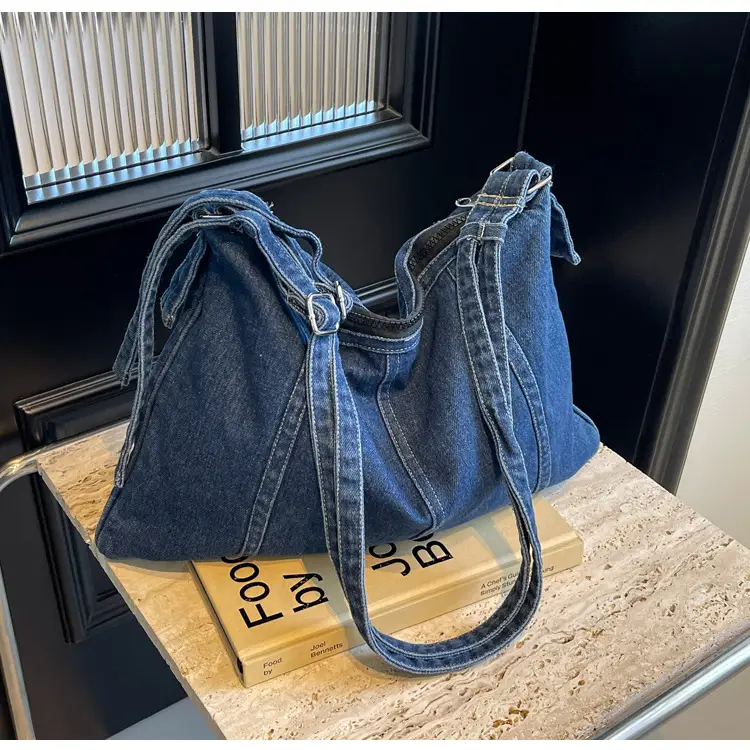 Denim Shoulder Bag Large Capacity Women 2026 — feature 23