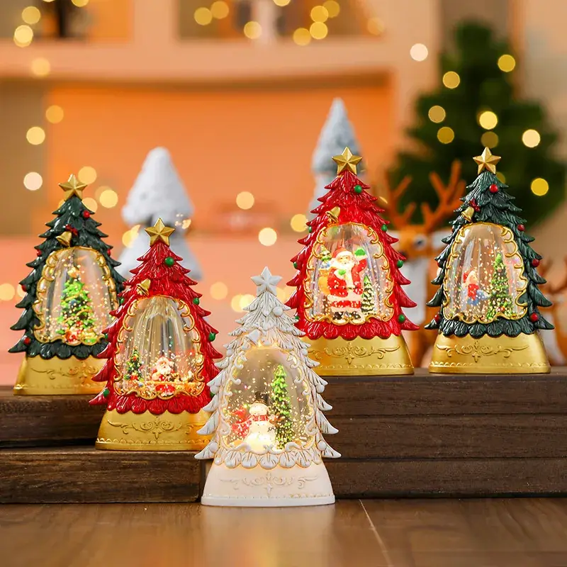 Christmas Wind Luminous Candle Lamp Set of 4 — feature 1