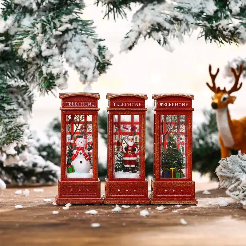 Christmas Wind Luminous Candle Lamp Set of 4 — feature 11