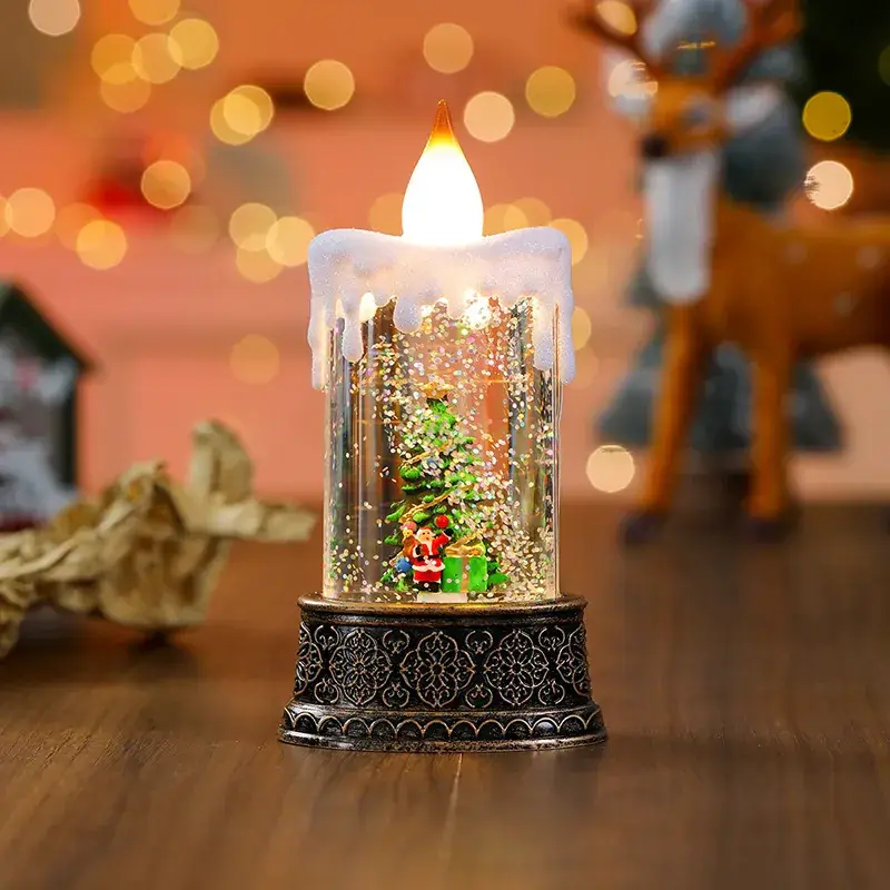 Christmas Wind Luminous Candle Lamp Set of 4 - Image 15