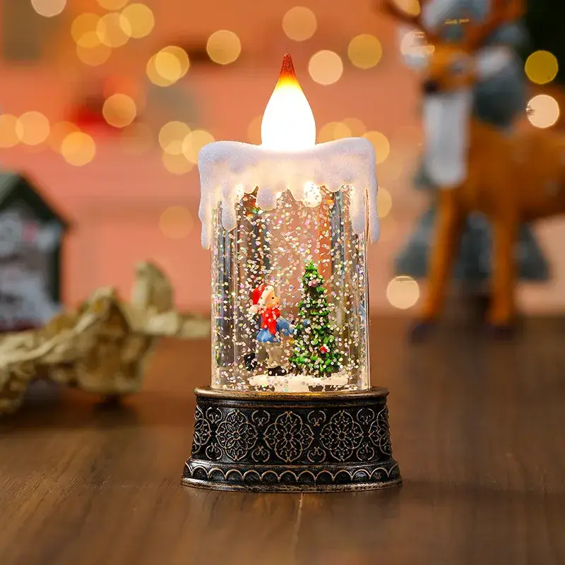 Christmas Wind Luminous Candle Lamp Set of 4 - Image 16