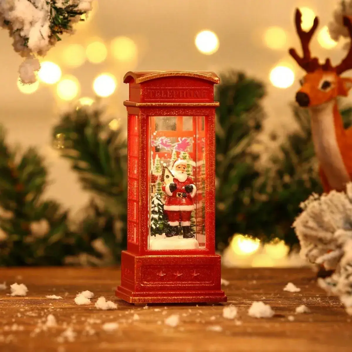 Christmas Wind Luminous Candle Lamp Set of 4 - Image 7