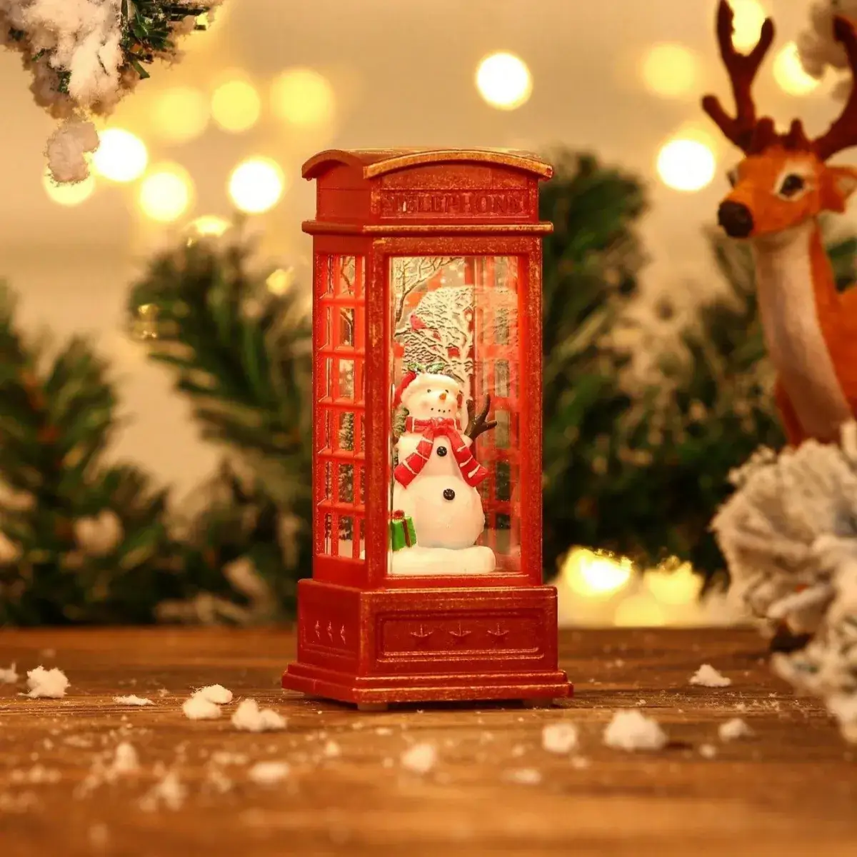 Christmas Wind Luminous Candle Lamp Set of 4 - Image 8