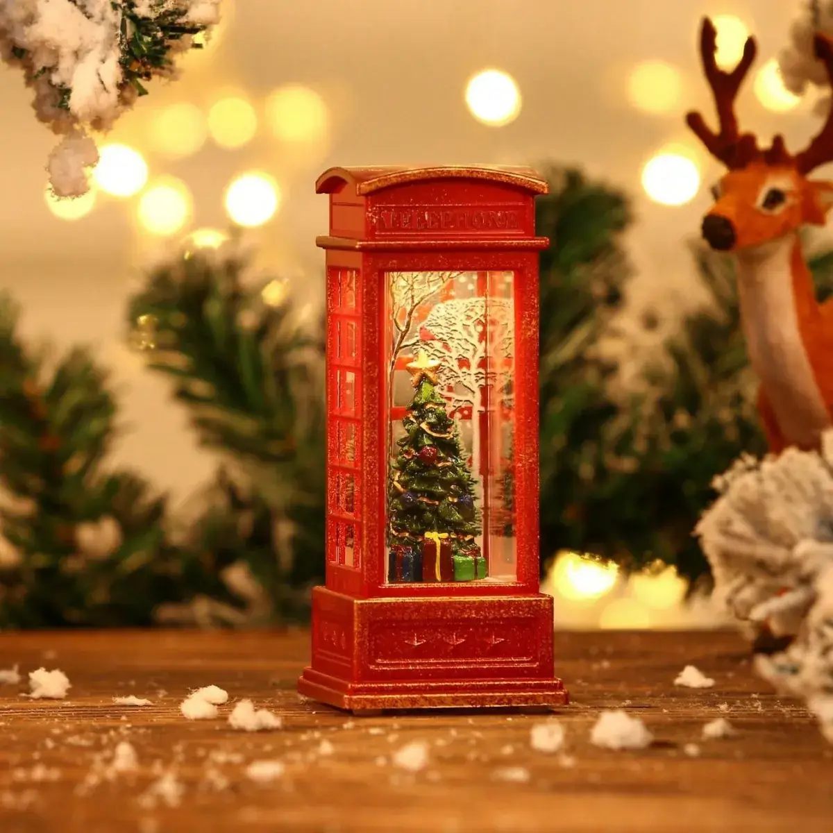 Christmas Wind Luminous Candle Lamp Set of 4 - Image 9