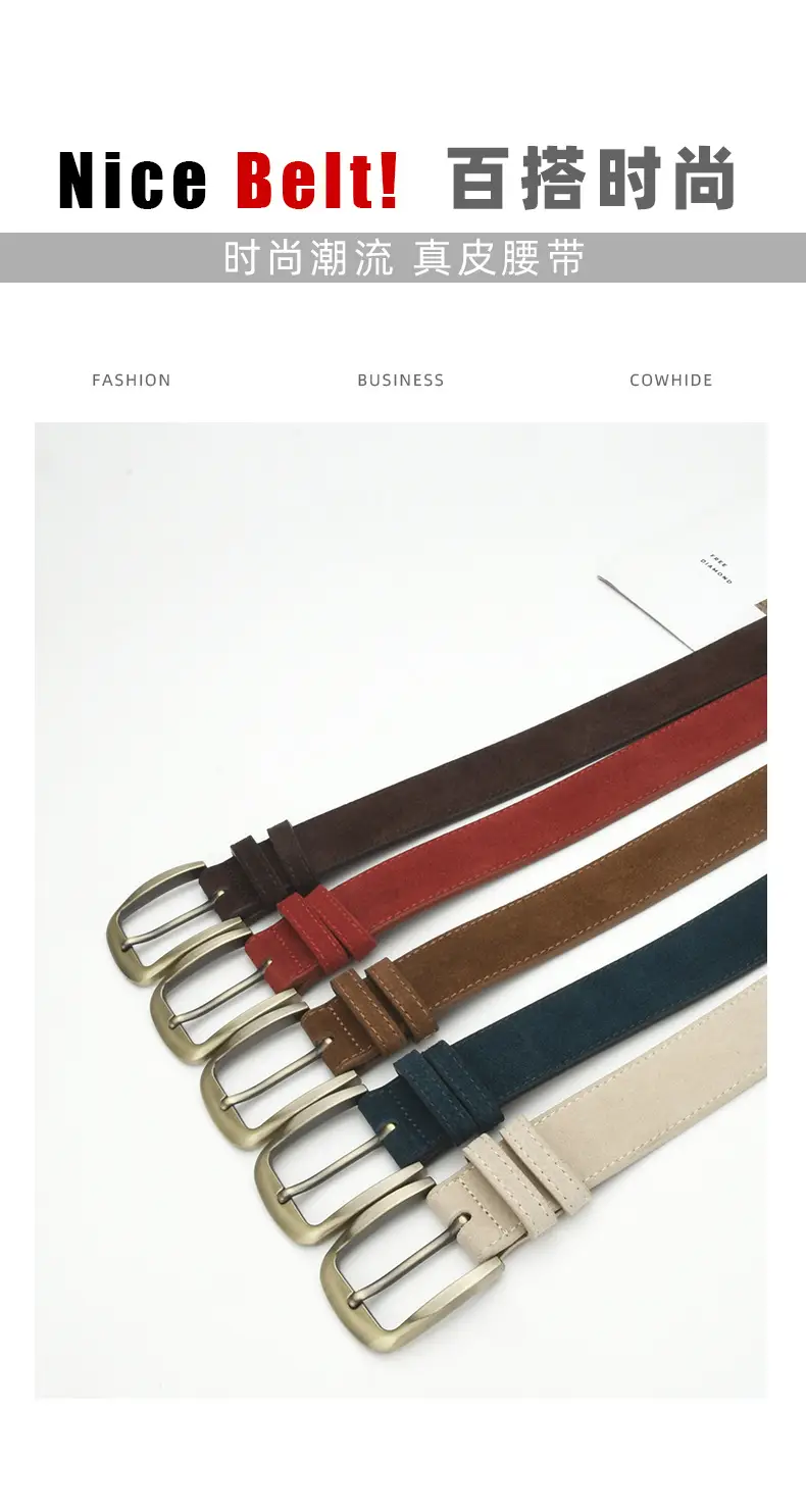 Women Frosted Belt with Pin Buckle Casual All-match — feature 3