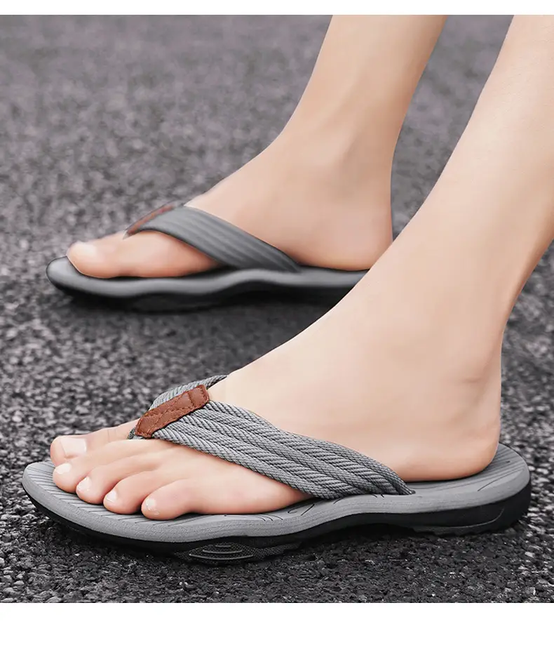 2024 Cross-border Casual Men's Slippers Men's Summer Sandals Korean Style Beach Fashionable Outfit Non-slip Vietnam Flip-flops — feature 20