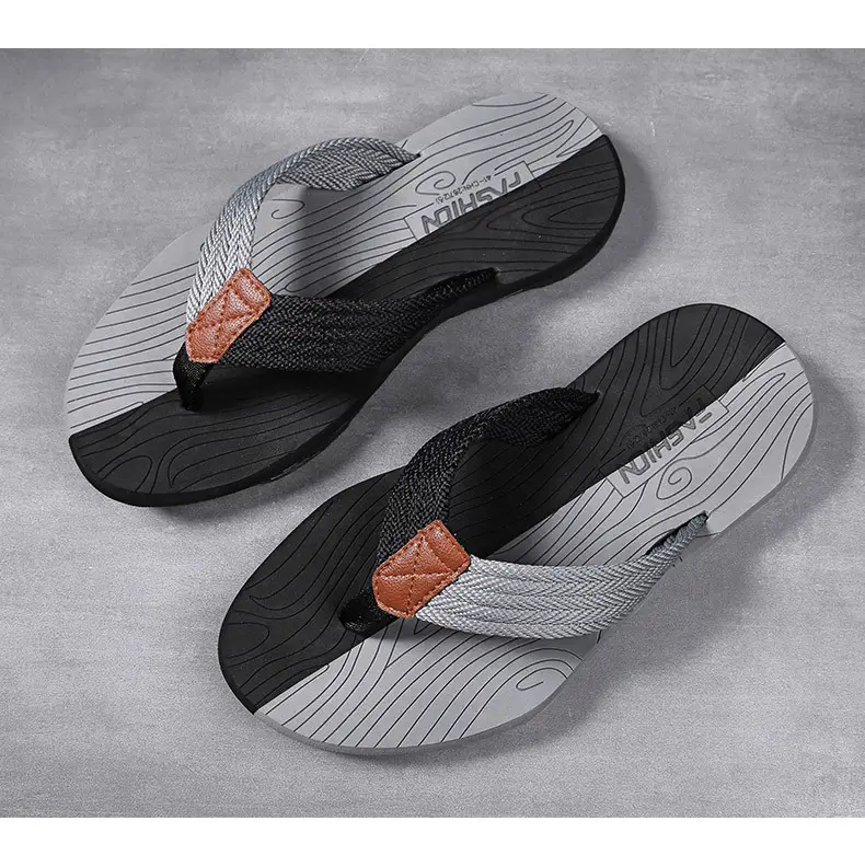 2024 Cross-border Casual Men's Slippers Men's Summer Sandals Korean Style Beach Fashionable Outfit Non-slip Vietnam Flip-flops — feature 22