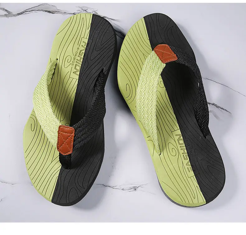 2024 Cross-border Casual Men's Slippers Men's Summer Sandals Korean Style Beach Fashionable Outfit Non-slip Vietnam Flip-flops — feature 24