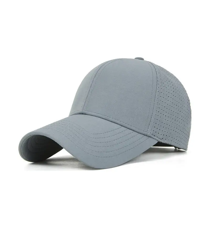2024 Grey Baseball Cap for Men Women Casual Breathable - Image 2