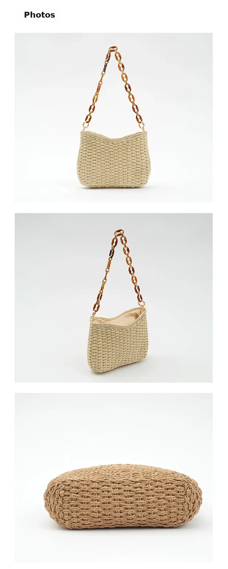 Hand-Woven Chain Underarm Bag for Women — feature 5