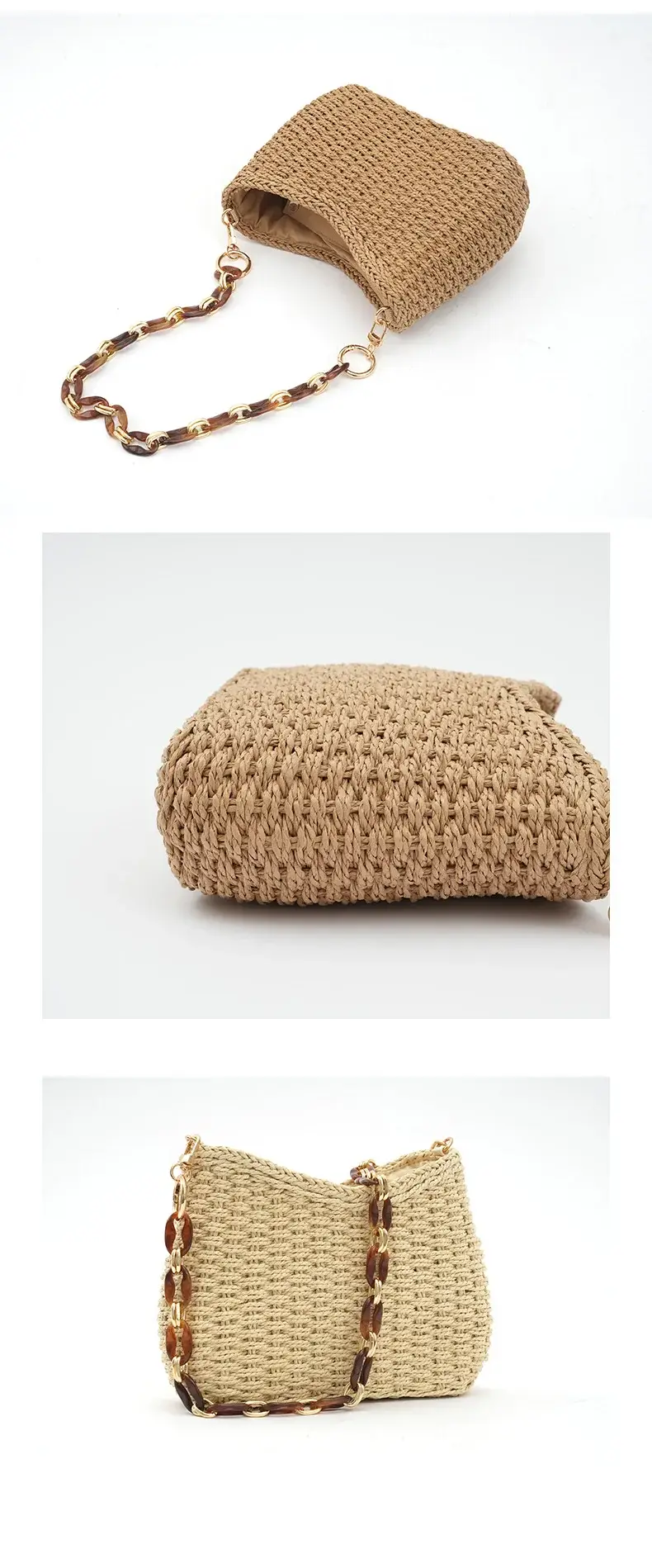Hand-Woven Chain Underarm Bag for Women — feature 6
