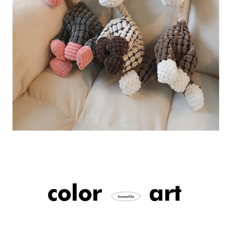 Pet Toys Dog Bite Toys Dog Bite Vocal Toys Funny Donkey Bite Resistant Molar Pet Plush Toys Wholesale — feature 11