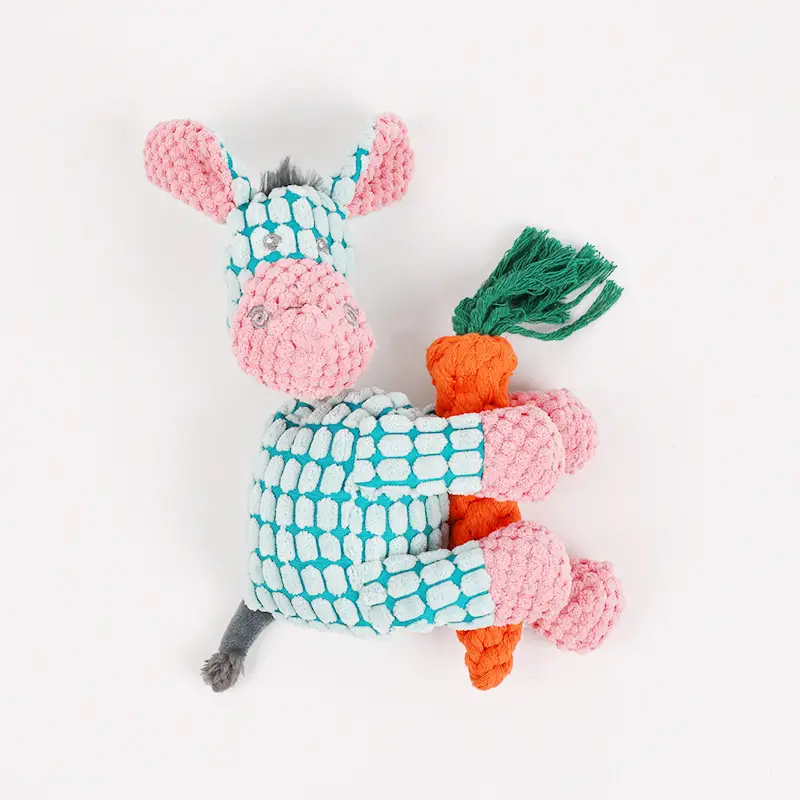 Pet Toys Dog Bite Toys Dog Bite Vocal Toys Funny Donkey Bite Resistant Molar Pet Plush Toys Wholesale - Image 9