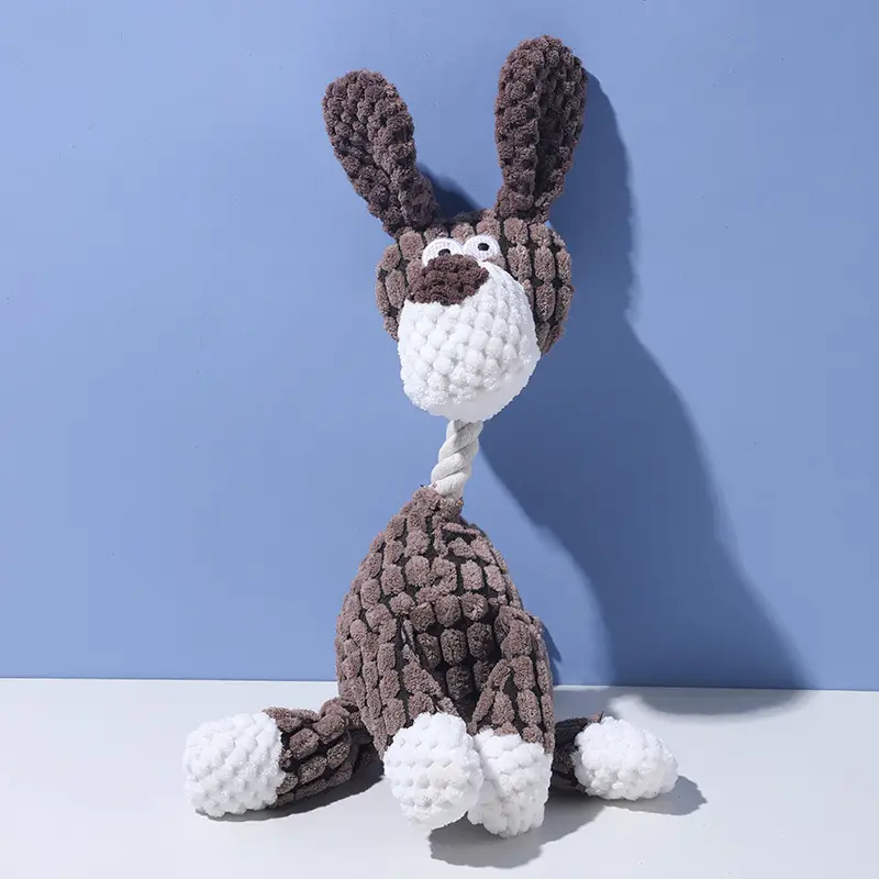 Pet Toys Dog Bite Toys Dog Bite Vocal Toys Funny Donkey Bite Resistant Molar Pet Plush Toys Wholesale - Image 2