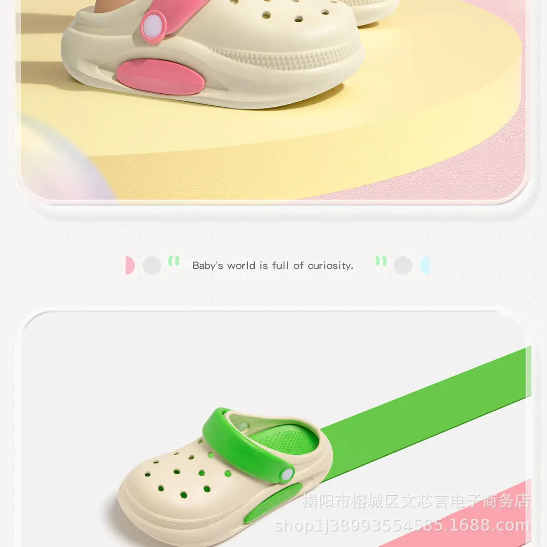Women's New Croc Shoes Women's Thick-Soled Increased Outerwear Sandals Slippers Women's Summer Cross-Border Wholesale — feature 14