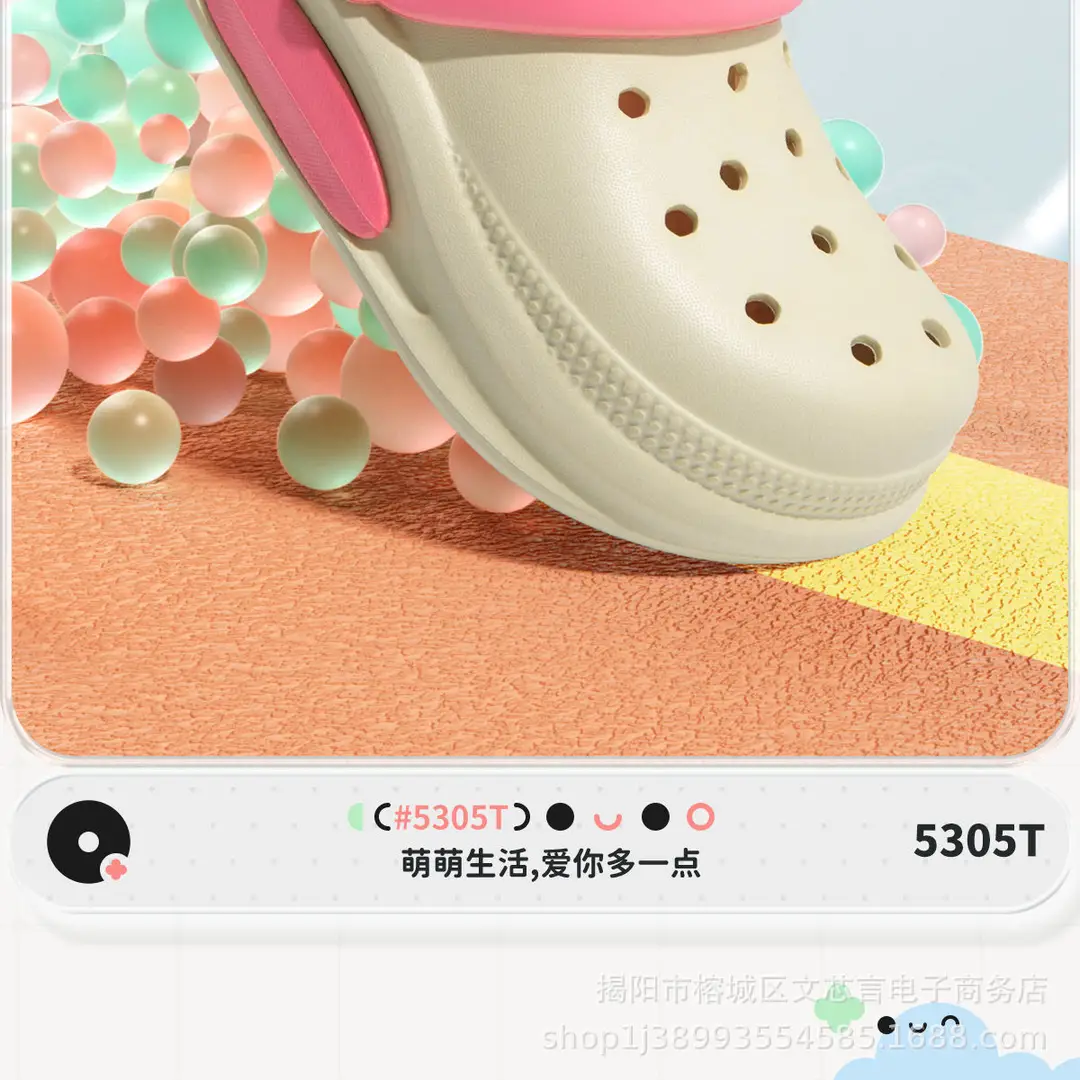 Women's New Croc Shoes Women's Thick-Soled Increased Outerwear Sandals Slippers Women's Summer Cross-Border Wholesale — feature 4