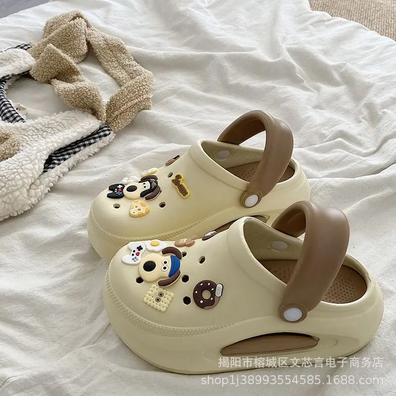 Handdog air cushion hole shoes brown