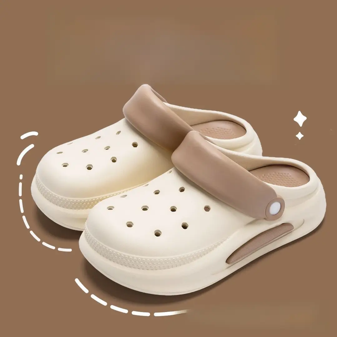 Women's New Croc Shoes Women's Thick-Soled Increased Outerwear Sandals Slippers Women's Summer Cross-Border Wholesale - Image 12
