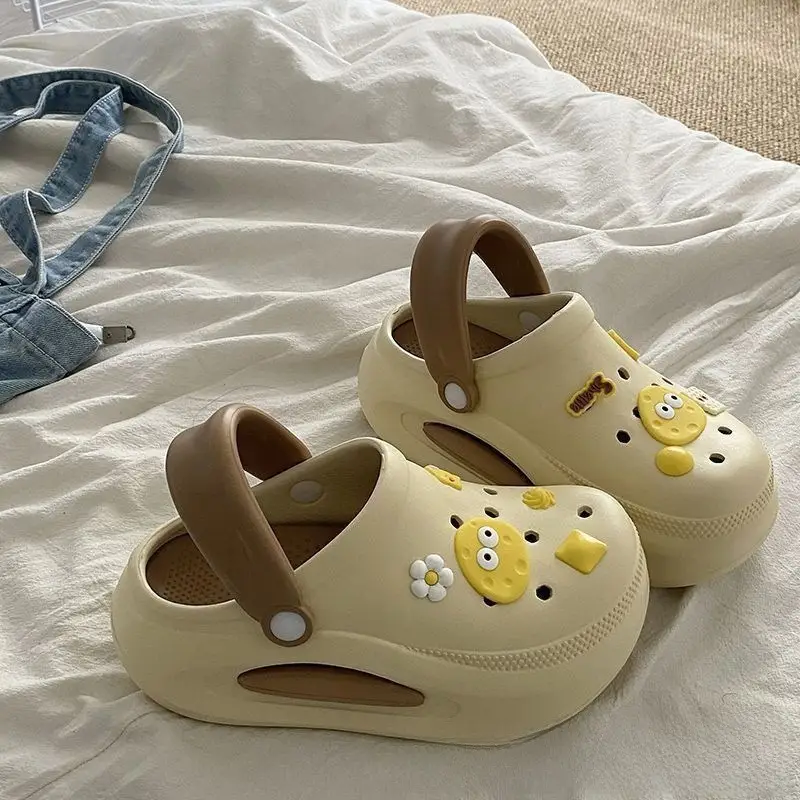 Women's New Croc Shoes Women's Thick-Soled Increased Outerwear Sandals Slippers Women's Summer Cross-Border Wholesale - Image 35