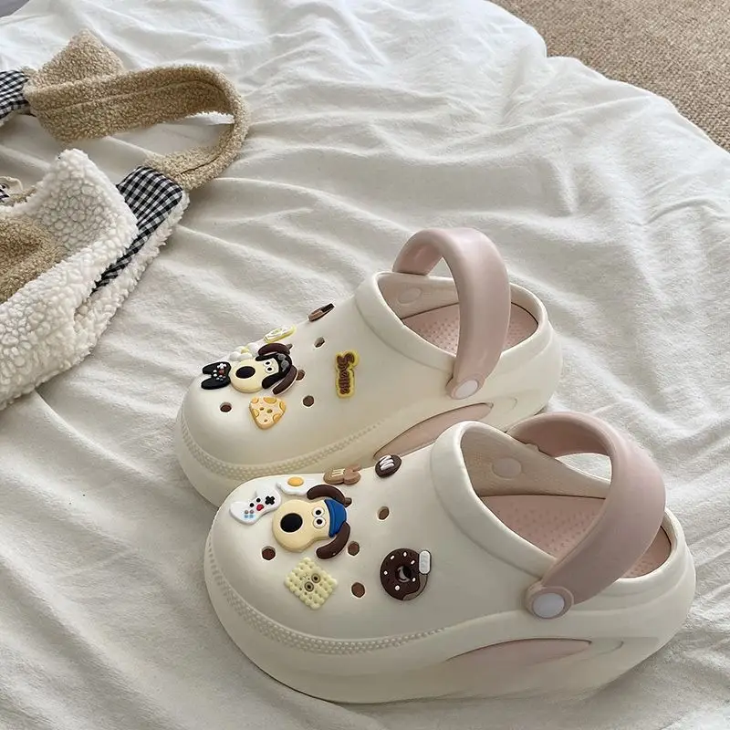Women's New Croc Shoes Women's Thick-Soled Increased Outerwear Sandals Slippers Women's Summer Cross-Border Wholesale - Image 37