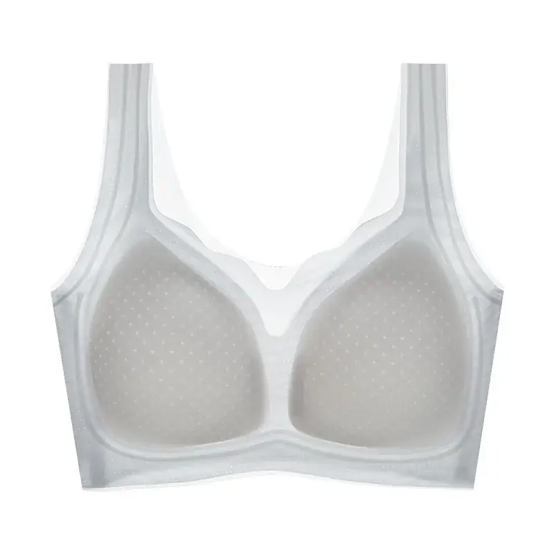 Size-Free Wireless Breathable Cup Nursing Bra with Jelly Strip - Image 2