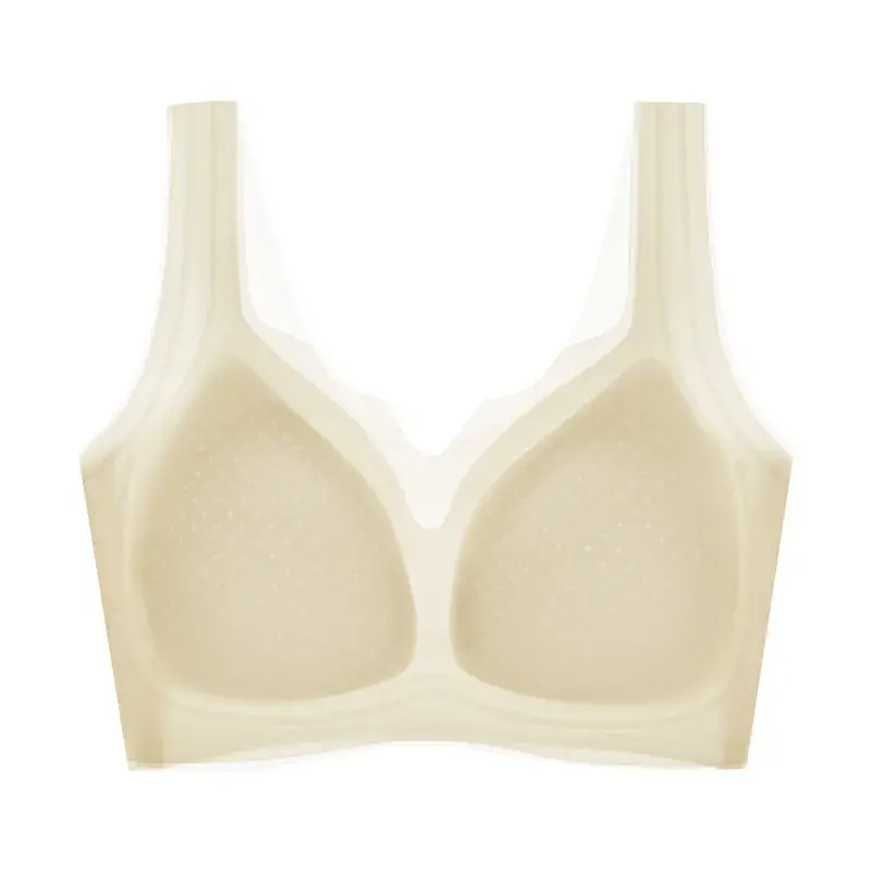 Size-Free Wireless Breathable Cup Nursing Bra with Jelly Strip - Image 3