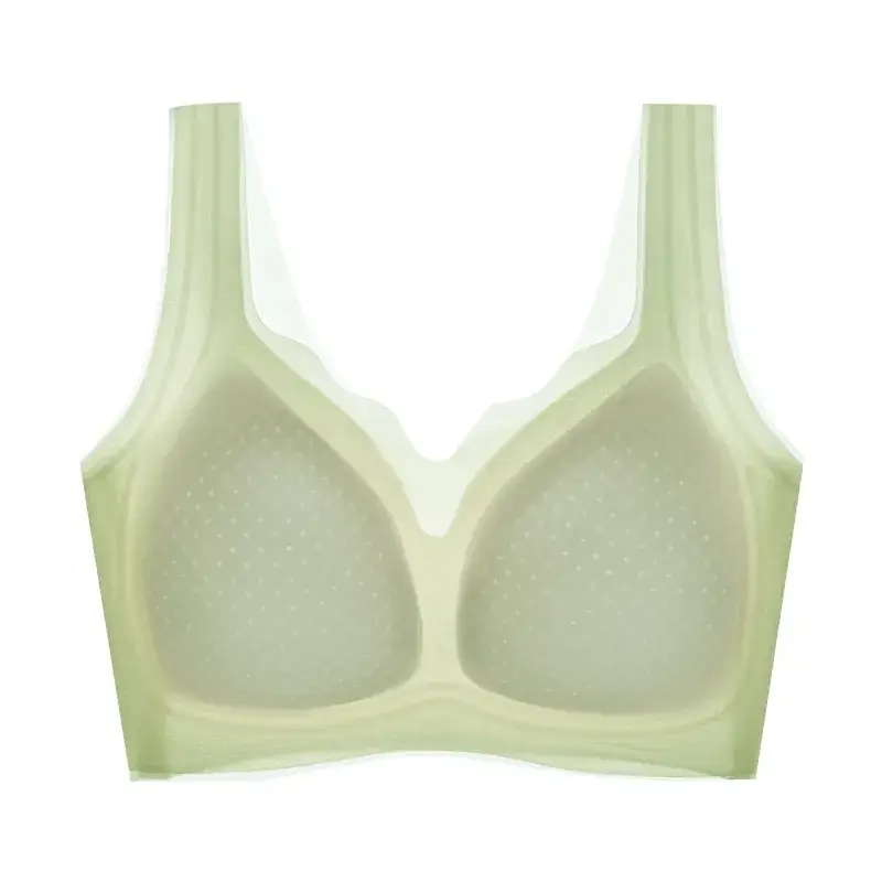 Size-Free Wireless Breathable Cup Nursing Bra with Jelly Strip - Image 5